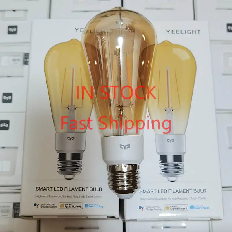 Xiaomi Yeelight - Bombilla LED Regulable FILAMENT ST64 E27/6W/230V