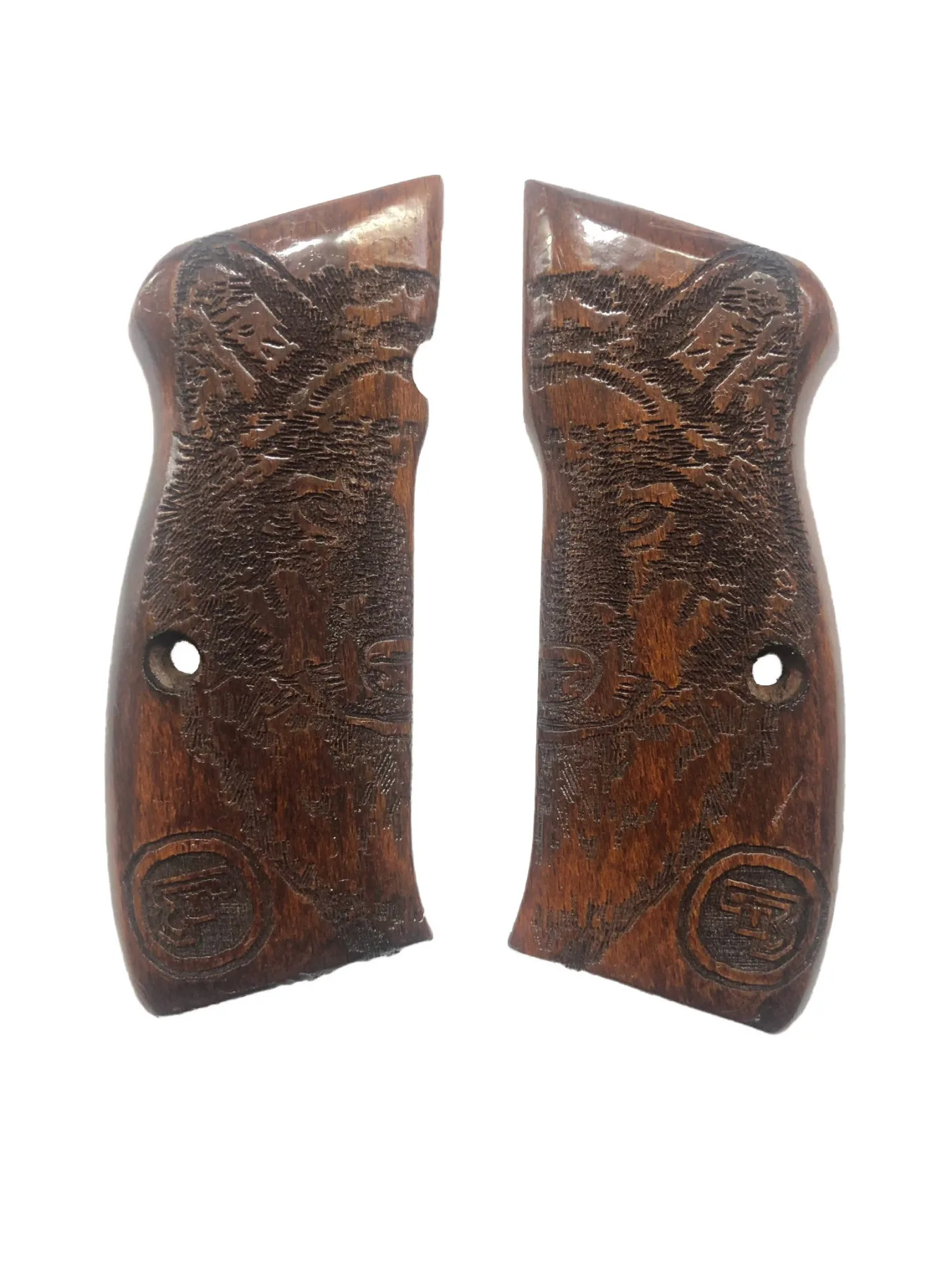 

CZ75 Wolf Model Special Series Laser Cutting Wooden Grip Mod47
