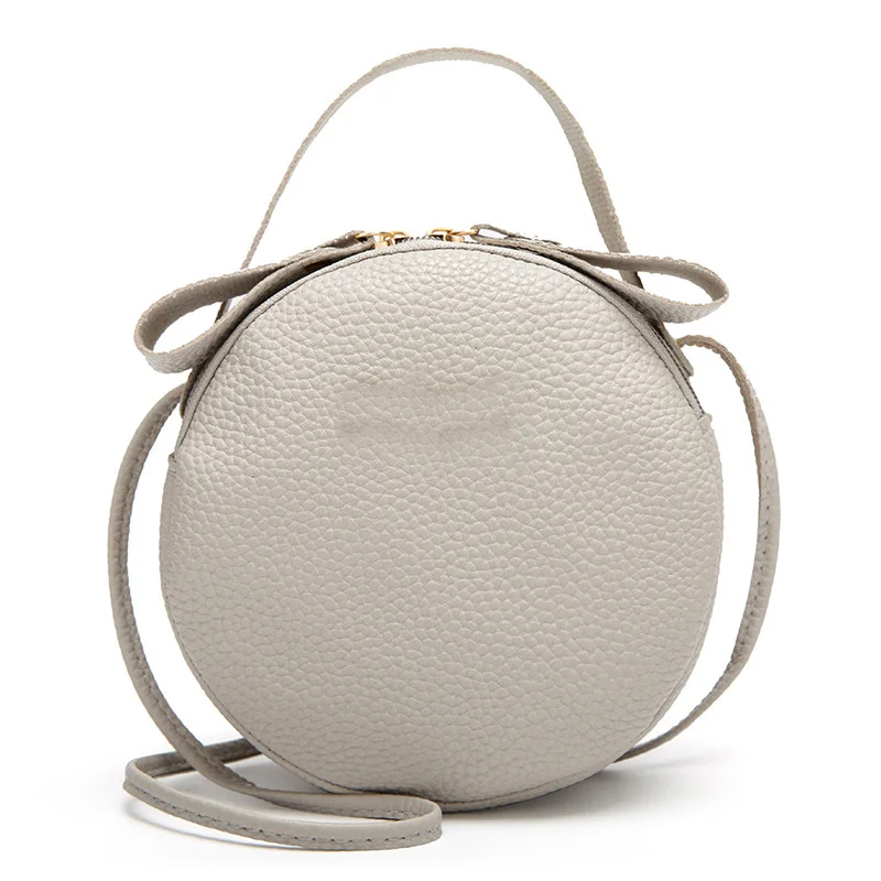 

Small Bags For Women Leather Mini Mobile Phone Bag One-shoulder Slung Ladies Handbag Travel Round Storage Bag