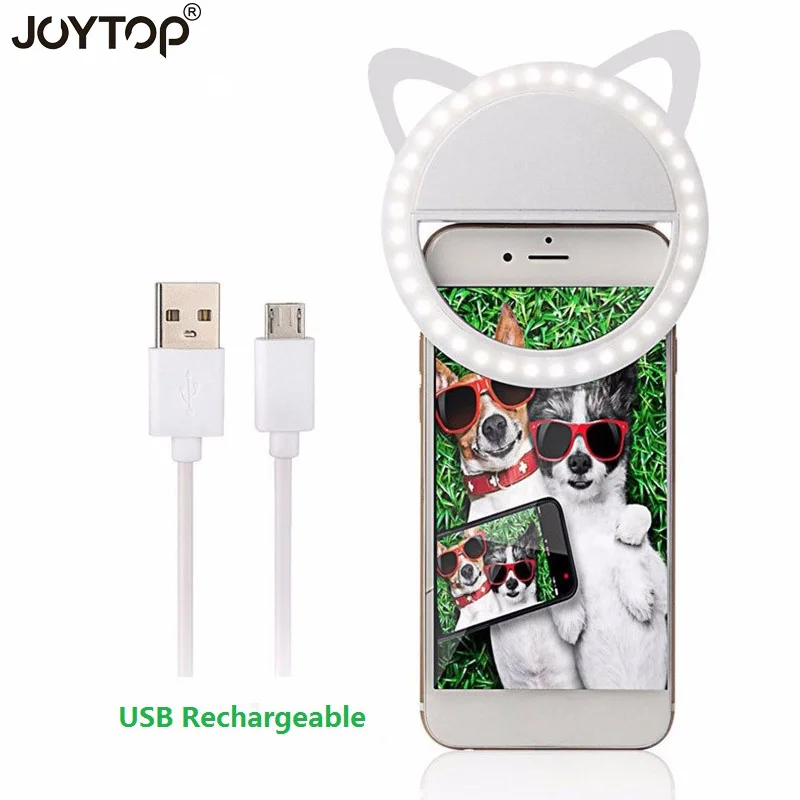 Новое поступление USB зарядка портативная вспышка для селфи светодиодная камера