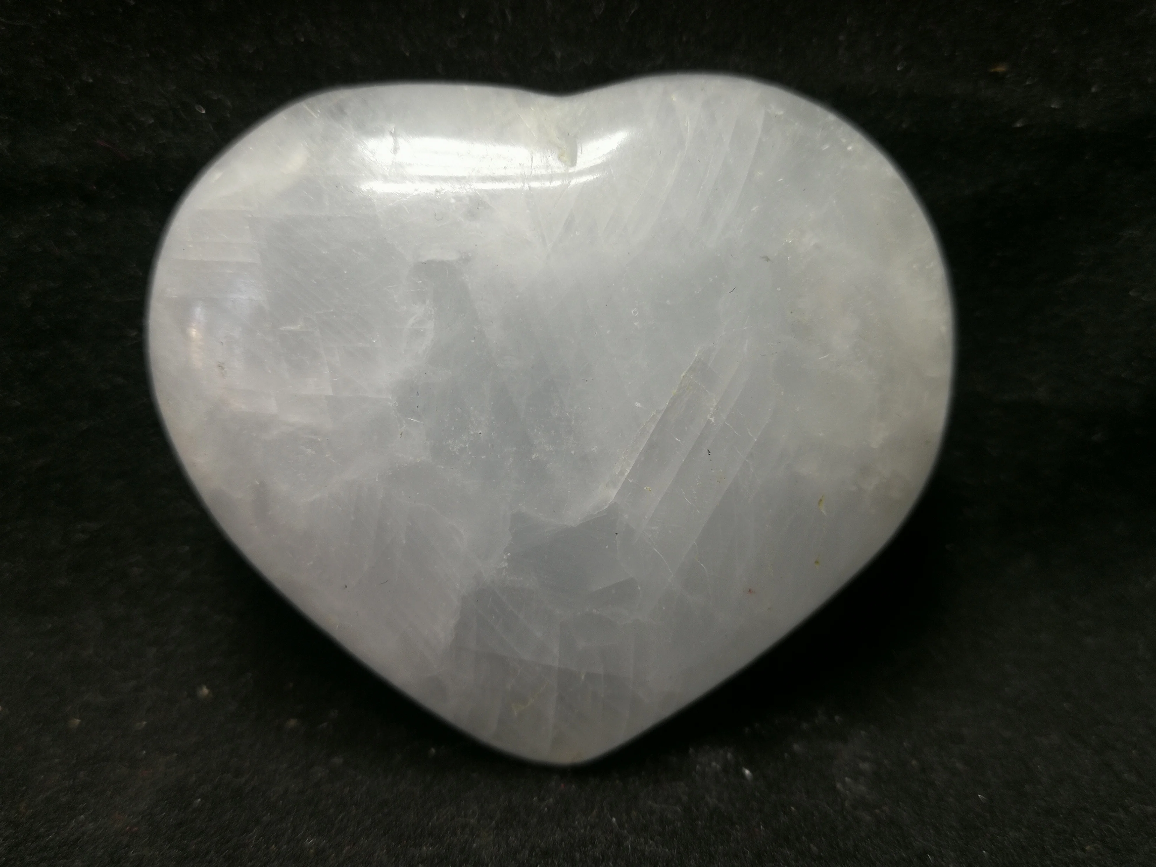 62.4gNatural blue crystal sanding heart quartz healing energy-06 | Дом и сад