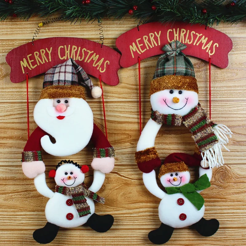 

Household Cute Santa Claus Pendant Christmas Ornament Pendant Christmas Cloth Doll Santa Pendant Christmas Ornament Pendant