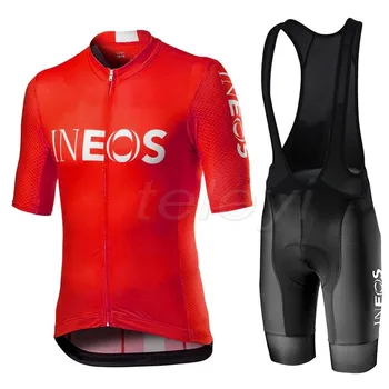 

2020 Summer INEOS New Cycling Jersey Short Sleeve Set Maillot Ropa Ciclismo Uniformes Quick-dry Bike Clothing MTB Cycle Clothes