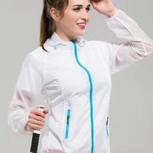 Летняя уличная быстросохнущая одежда, Женская тонкая дышащая куртка COUPLE'S Wind Shield, ультра-светильник, пальто для верховой езды, мужские и женские-топы