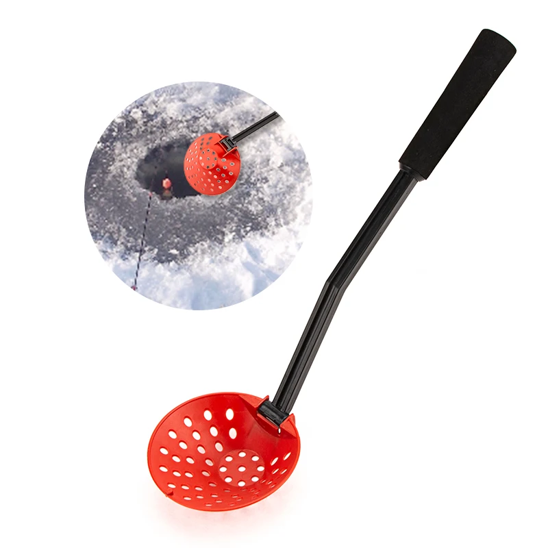 Northland Flipper Dipper Ice Fishing Scoop - Skimmer For 8-10 Inch Auger Holes