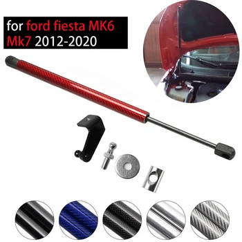 

For ford fiesta MK6 Mk7 2012-2020 2x Front Hood Bonnet Modify Carbon Fiber Gas Struts Lift Support Shock Damper