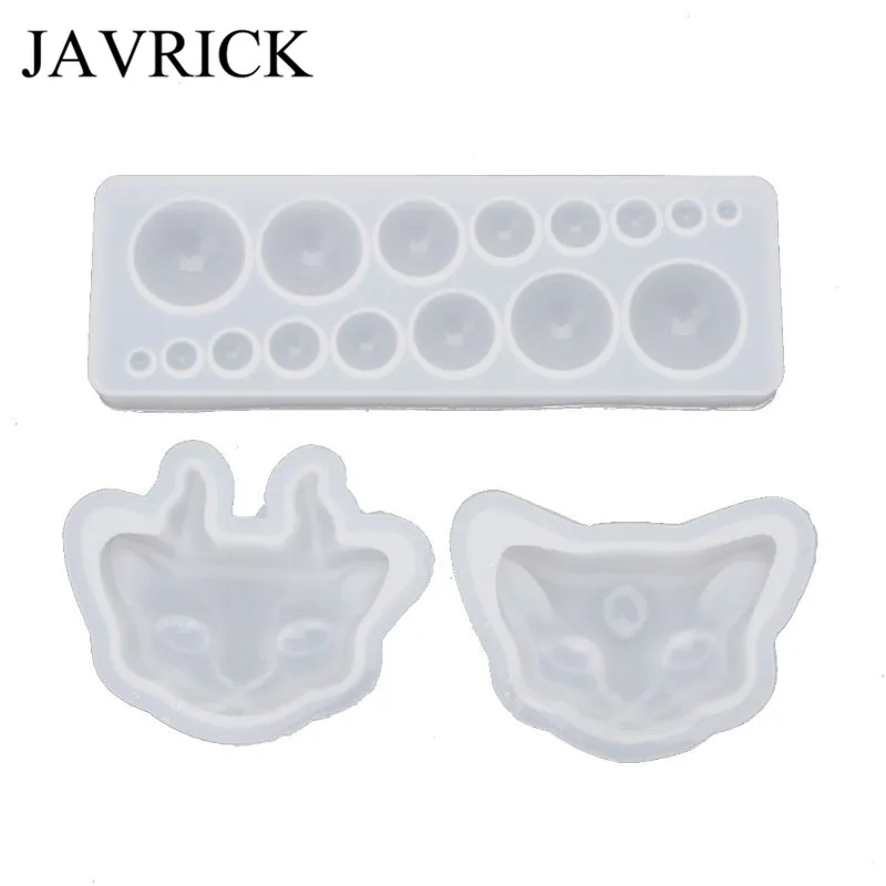Cartoon Evil Cat Eye Silicone Resin Molds Kit Epoxy Resin Casting Jewelry Tools