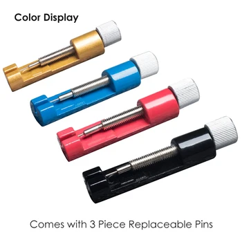 

YD120 Professional Stainless Steel Watch Band Metal Adjustor Remover Strap Bracelet Repairing Sizing Tool for Leather