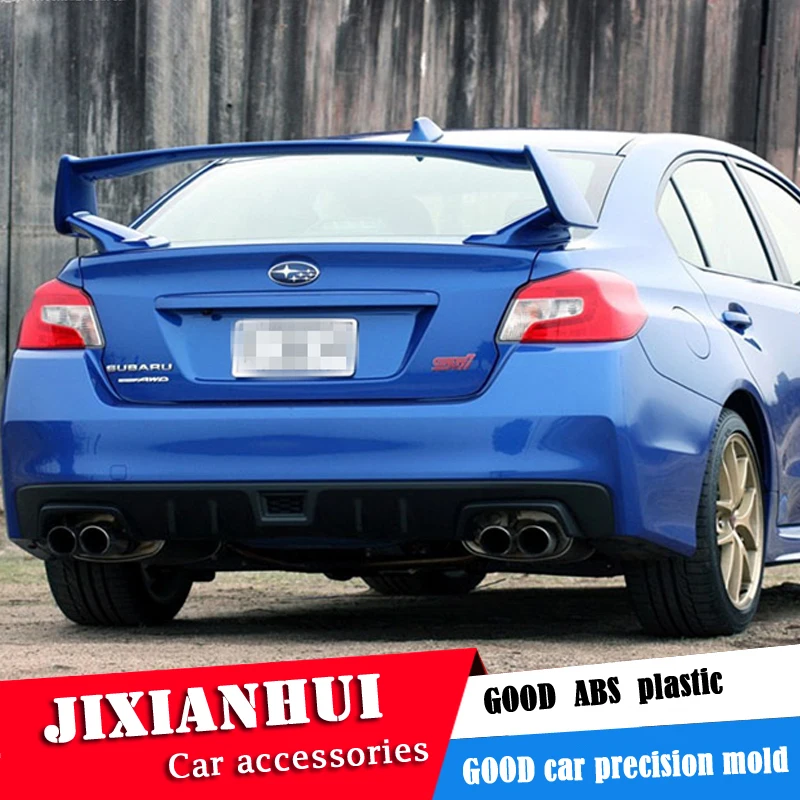 Alerón trasero de Color para coche, Material plástico ABS, Subaru