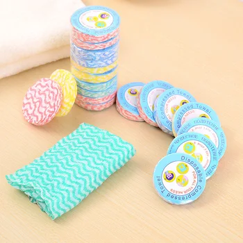 

10 pcs Mini Portable Travel Non-woven Fabric Face Care Magic Hand Towel For Outdoor Sports Tracvel Disposable Compressed Towels