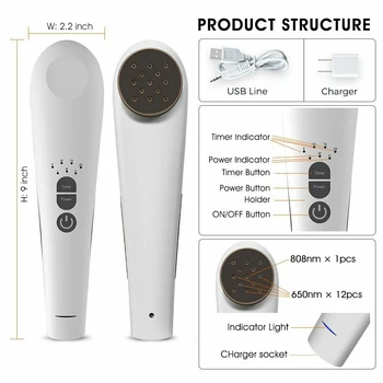 

HANDY CURE 2020 Newest Pain LASER THERAPY Wounds Burns Sports Injuries Low Level Laser Therapy Cold Laser Therapy Physiotherapy