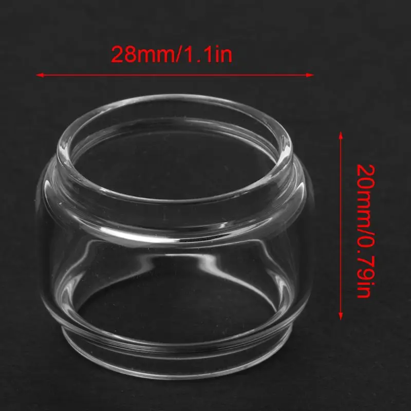 Прозрачное Pyrex стекло трубка Стекло Танк Замена для Wotofo в виде змеи поднять RTA