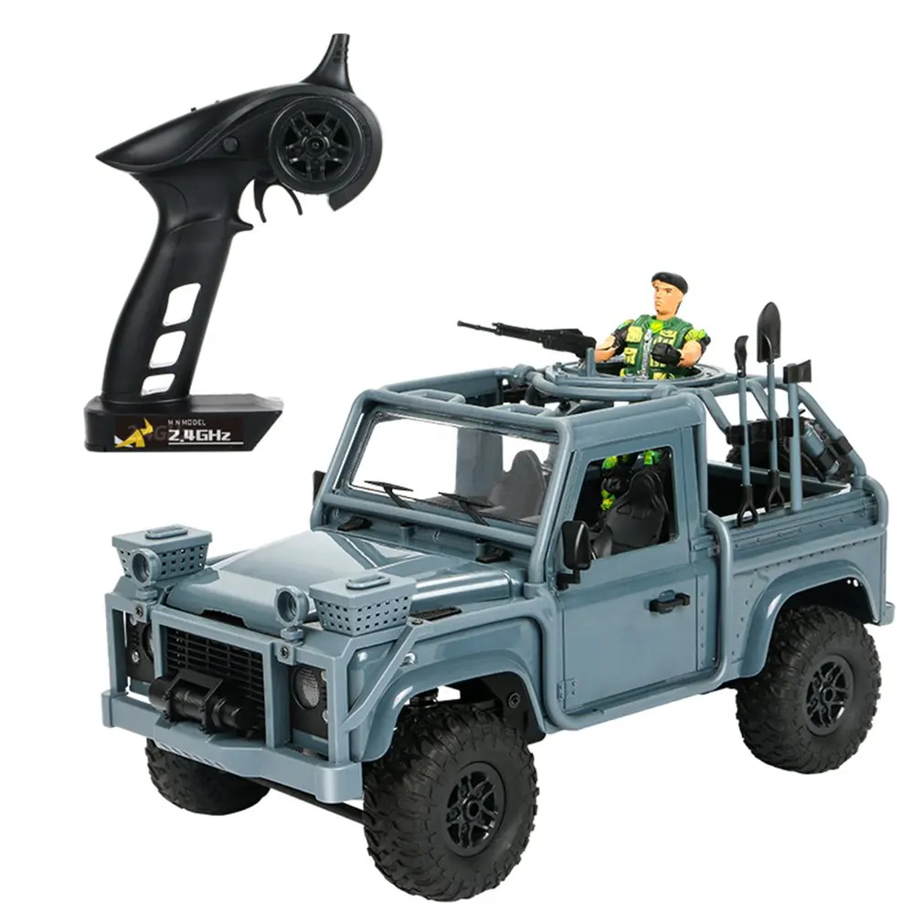 

1:12 With Led Lamp Toy Climbing Car 2.4G Assault Four Wheel Drive Remote Control Car Off-Road Truck RTR Toys