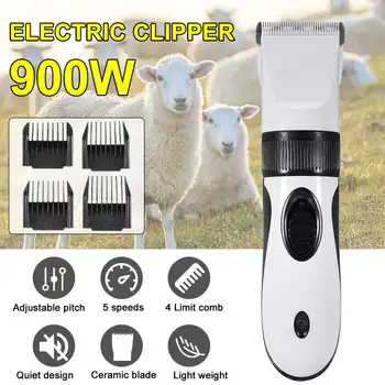 

Electric Sheep Pet Hair Clipper Shearing Kit 5Gears Shear Wool Cut Goat Hair Scissors Pet Animal Shearing Supplies Cut Machine