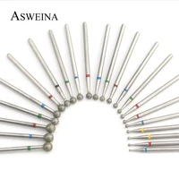 1pcs Diamond Nail Drill Cuticle Bits Ball Milling Cutter Burr for Electric Manicure Machine Cuticle Clean Files Nail Art Tools 1