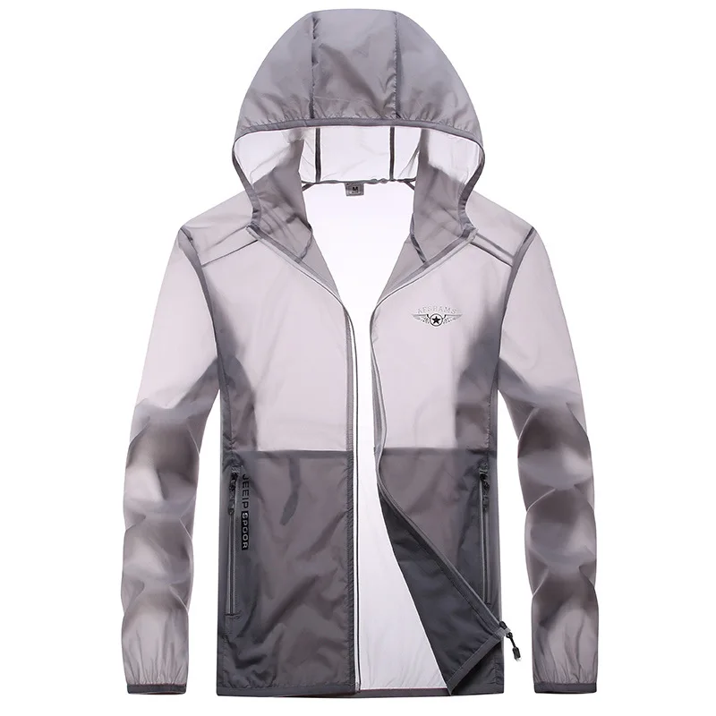 

2019 MEN'S Sun Protection Clothing Summer Skin Outdoor Sports New Products Ultra-Thin Quick-Dry Cycling Windcheater Fashion