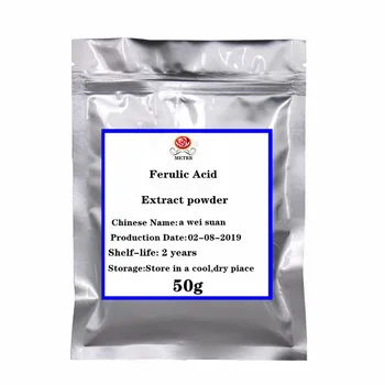 

High quality Natural Ferulic Acid Extract Powder, Ferulic Acid Powder, High Content of Antioxidant, Anti-cancer, Free shipping