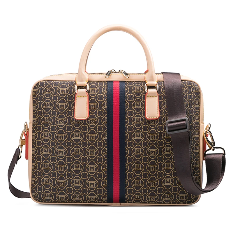 Модная деловая сумка-портфель, мужская кожаная сумка для ноутбука 13 14 дюймов, сумка для офиса, женская сумка через плечо, сумки для женщин