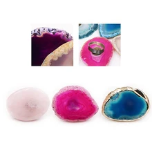 Камень цвет ногтей агат кольцо с палитрой Пномпень порошок кристалл нефрит УФ гель польский крем основа, смешивание оборудование для дизайна ногтей