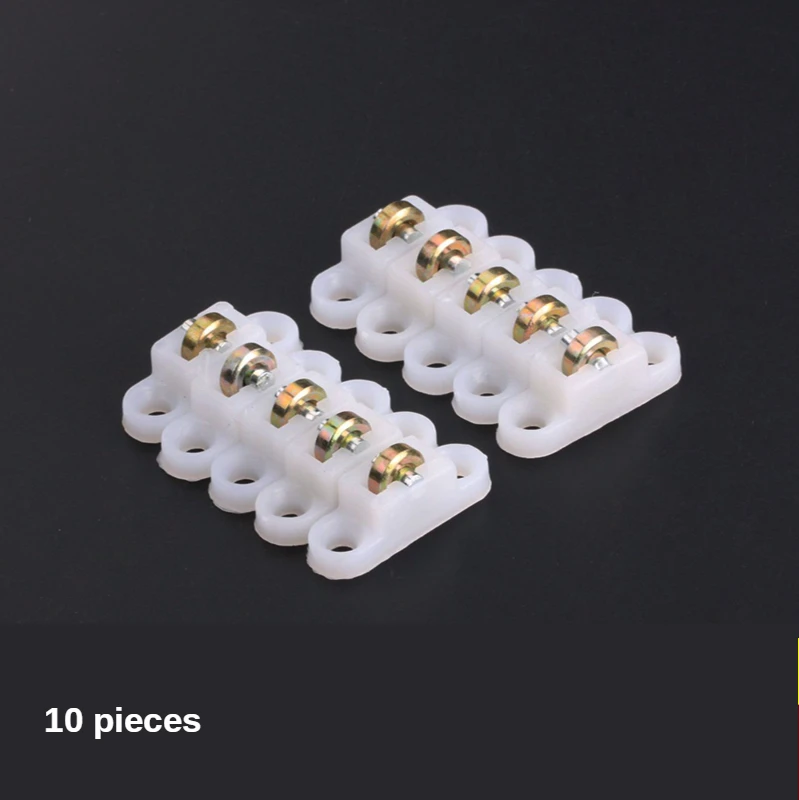 Sliding Door Roller Sliding Door Pulley Stainless steel window pulley slot wheels silent Copper u groove track door roller casters sliding glass window Hardware fitting