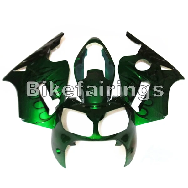 Мотоциклы зеленый и черный Пламя Cowls для Kawasaki ZX12R 2000 2001 ZX-12R 00 литьевой пластмассовый кузов комплект