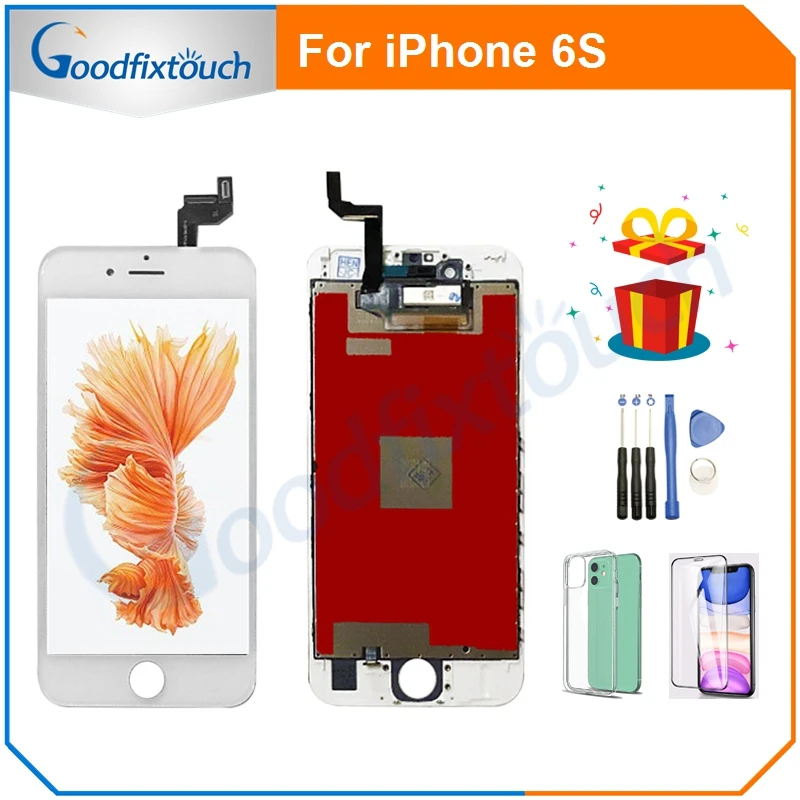 

Дисплейный модуль для iPhone 6s, ЖК-дисплей с сенсорным экраном, дигитайзер в сборе, TFT ЖК-дисплей с яркой подсветкой 350-400 CD