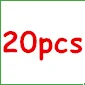kmtkeramed для круглых 6-pin разъем, черный, Пластик, фланца: 30X30 см, более дешевой цене - Цвет: 20pcs