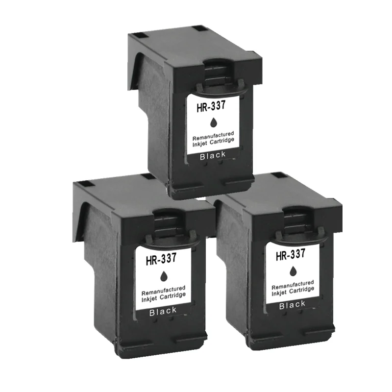 3 BLACK Чернильный картридж для 337 XL HP337 C9364E Officejet 6301 6304 6305 6307 6308 6310 6310v 6310xi 6313 6315 6318 H470 H470b принтер - Цвет: 3 BLACK