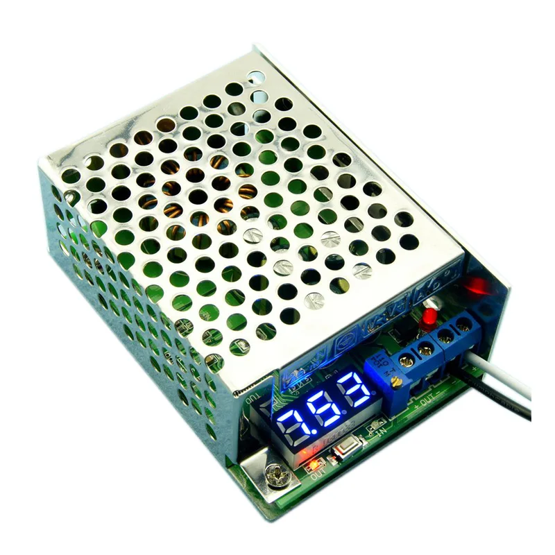 Высокая Мощность 10A DC-DC понижающий модуль 24V 12V 5V Регулируемый DC понижающий модуль Напряжение Дисплей с оболочкой(чехол