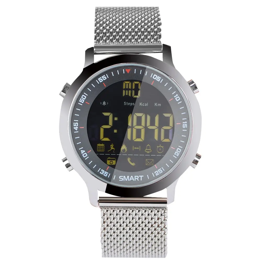 

2019 Diving Sports Wristwatch 5ATM IP67 Waterproof EX18 Bluetooth Smart Watch Phone Message Push For Boys Men Gifts