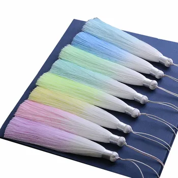 

2PCS/Pack Gradient Ramp Tassel Fan Bookmark Pendant Tieback Curtain Tassel Garment Sewing Decoration Material DIY Craft Supplies