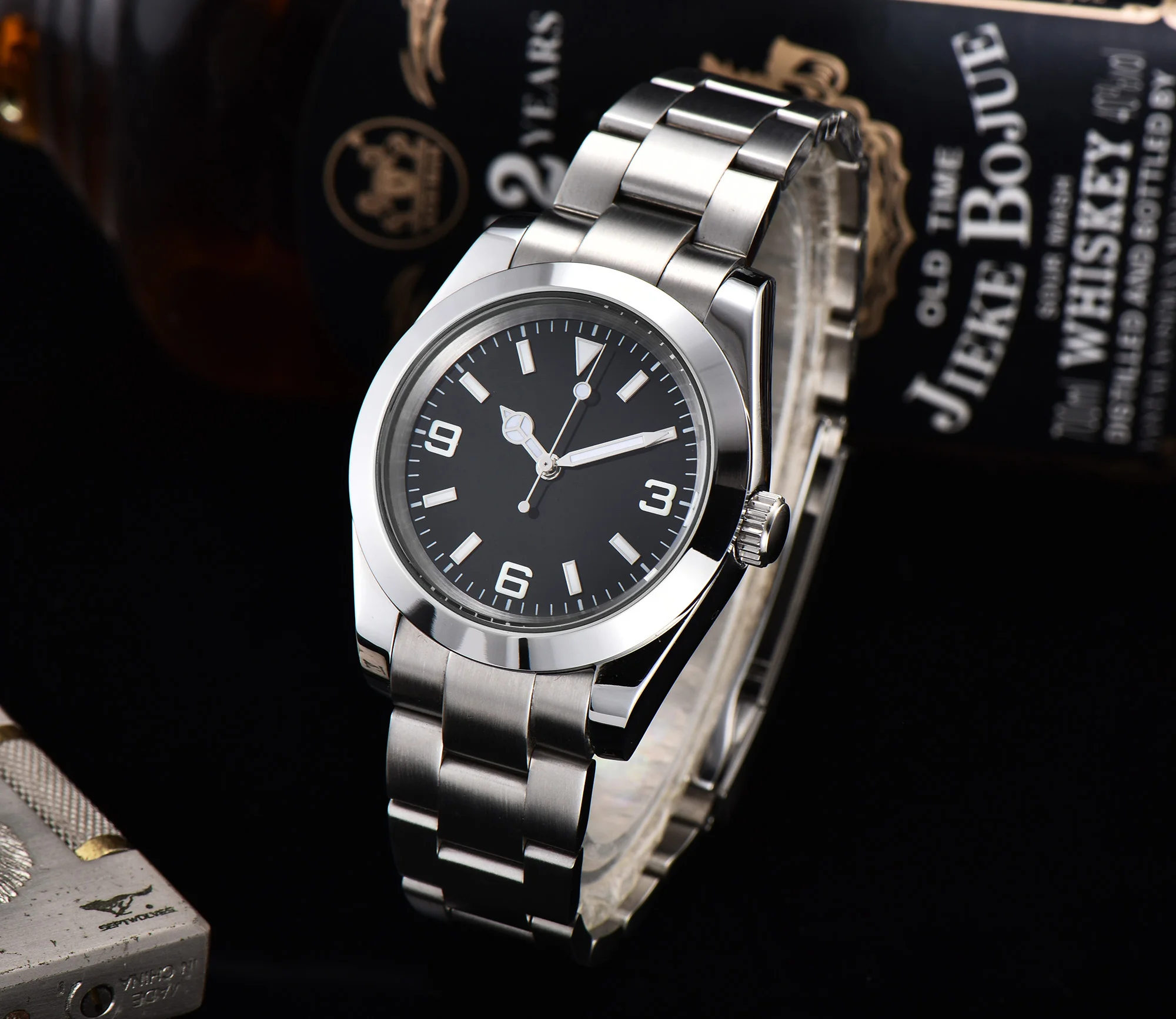 

automatic watch mechanical watch watch men Luminous waterproof 316L Solid stainless steel 40MM LLS811