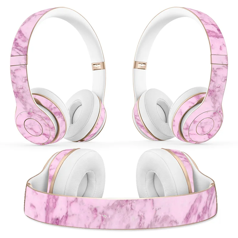 Marbling design Headphone Sticker for Beats Solo 2 solo 3 Wireless Headphone skin sticker for solo2 solo3 vinyl sticker