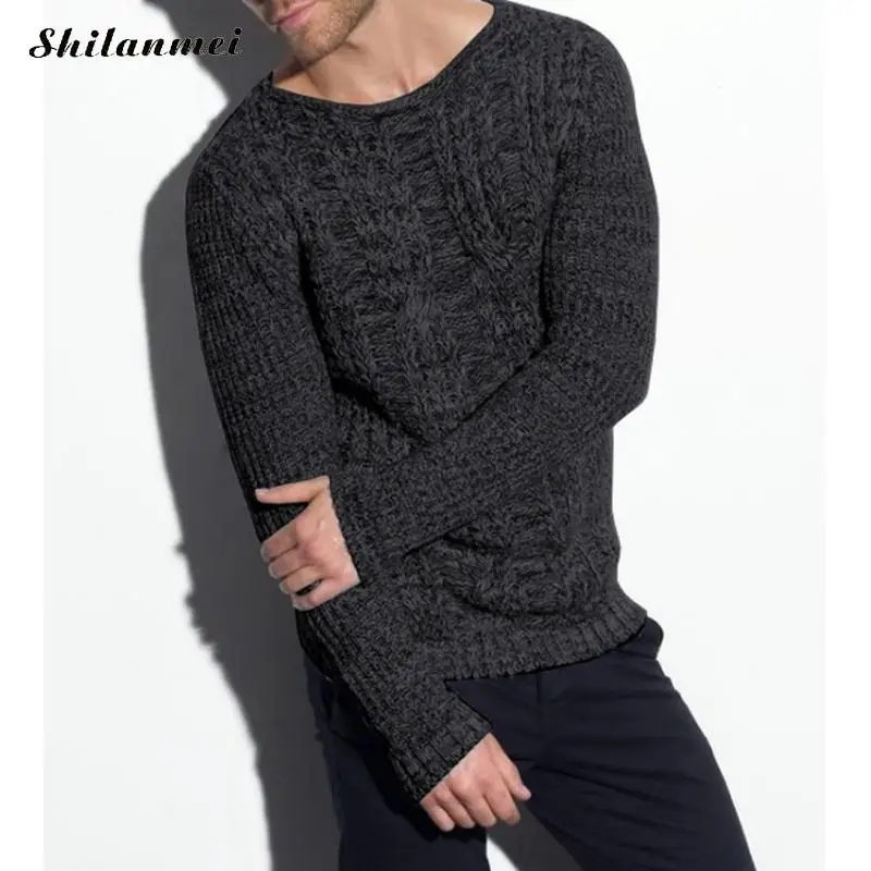 Men Cross Casual Sweater Pullovers 2019 Autumn Winter Warm Solid Color Slim Pullovers Knittedo-Neck Basic Men Pullovers XXXL Men Cross Casual Sweater Pullovers 2019 Autumn Winter Warm Solid Color Slim Pullovers Knittedo-Neck Basic Men Pullovers XXXL