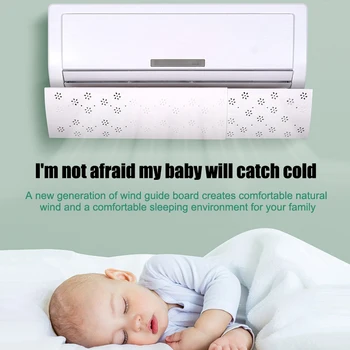 

Adjustable Air Conditioning Baffle Shield Telescopic Portable for Home Bedroom