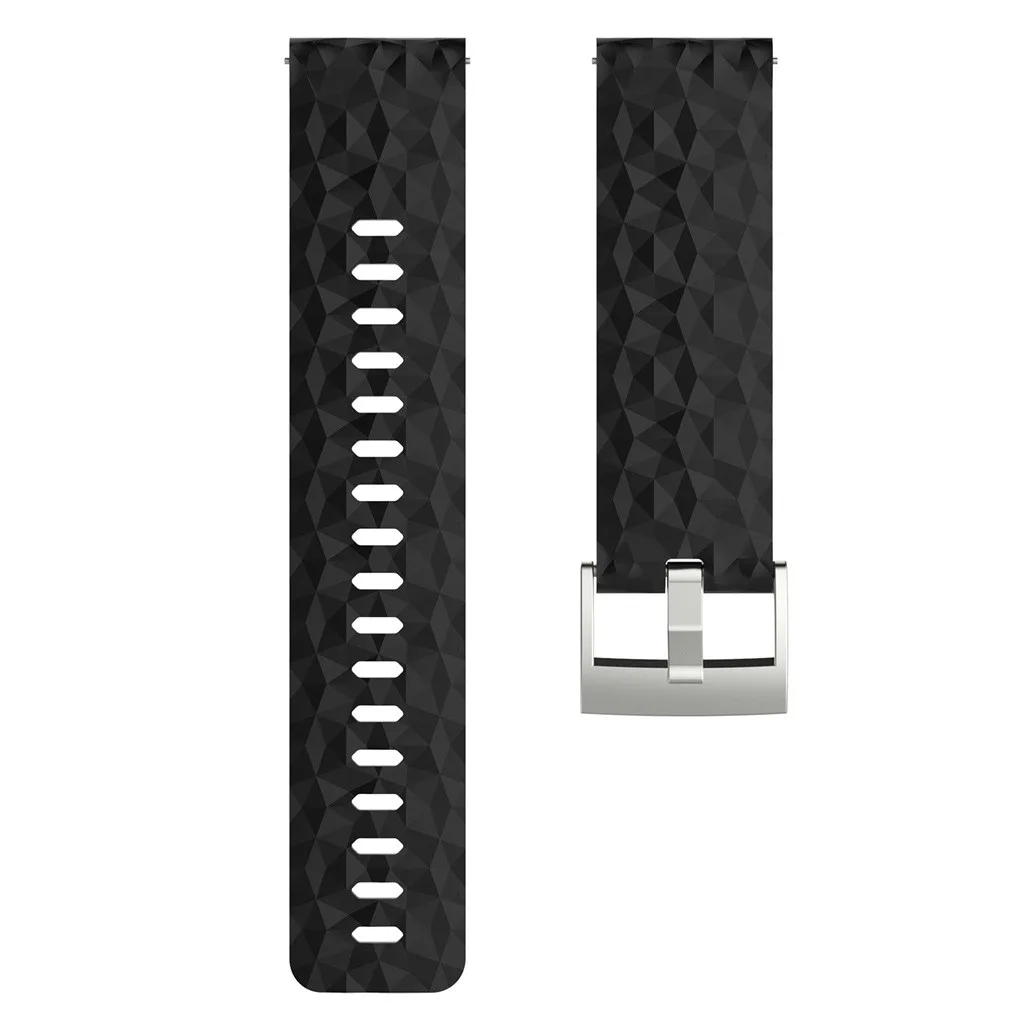 Спортивный дышащий силиконовый браслет ремешок Ремешок для suunspartan Sport Wrist HR Baro/Suunto 9 220 мм Прочный и прочный 7 цветов