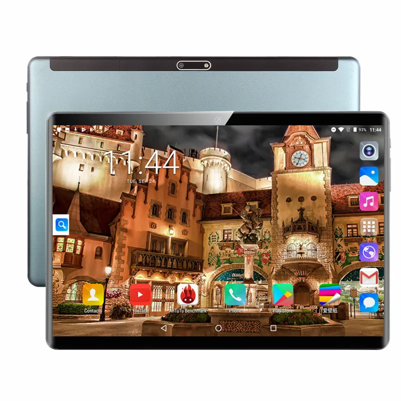  2020 MT8752 10.1' the Tablet Android 9.0 8 Core 6GB + 128GB ROM Dual Camera 8MP SIM Tablet PC Wifi 