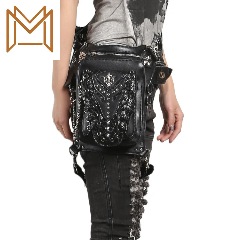 

Waist Bag Woman Package More Function Single Shoulder Messenger Black Pocket