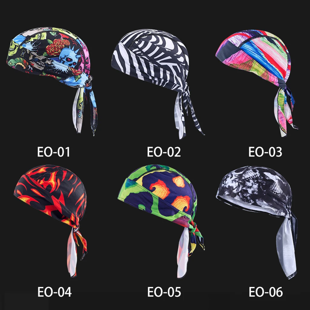 2 Pcs Hiking Motorcycle Cycling Scarf Sport Headwear Women Reversible Bandanas Turban Hand Band  Scarves Outdoor Headband