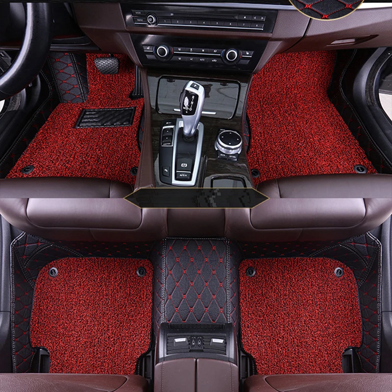 Автомобильный коврик под заказ 2 х слойный мат для Nissan D22 GT R fuga Quest GENISS Qashqai Note Murano