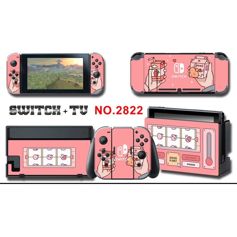 Защитная крышка Наклейка Виниловые наклейки Стикеры для Nintendo Switch NS консоли +