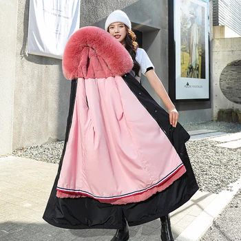 

Women Parkas Winter Long Model Women's Jacket Coat Warm Fashion High-Quality Women Coat Brand New Design Long Casual Jacket