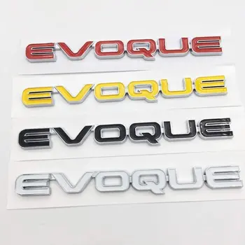 

Letters Emblem Badge for Land Wind X7 Car Styling Refitting for Chery Range Rover EVOQUE Trunk Sticker Black Yellow Red White