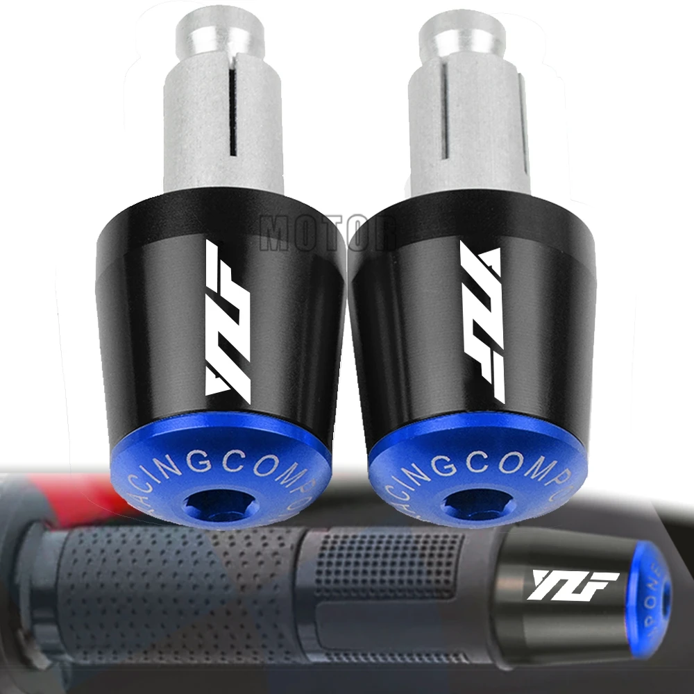 For YAMAHA R1 YZF-R1 YZF R6 R6S 2015 2016 2017 2018 2019 7/8&quot 22mm CNC Motorcycle Handlebar Grips End Handle Bar Cap Plug | Автомобили