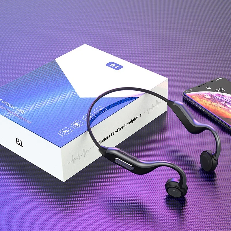 

Bluetooth 5.0 Earphone Neckband Wireless Sports Headset Over-Ear Earbuds with Sweatproof Stereo Built-In microphone