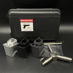 KUBLAI P1 Combination Pack Boxed SI Magazine Expansion Metal Base Reinforced Gas Fill Valve Steel Triple Magazine Charging Tool