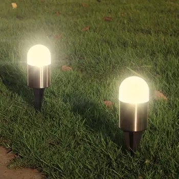 

4pcs LED Solar Lawn Lights Outdoor Garden Yard Pathway Landscape Decoration Lamp Good Transmittance and Uniform Lighting