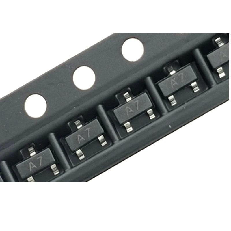 Новый и оригинальный чипсет IC 100 шт./лот BAV99 A7 A7W SOT-23 0.2A/70V SOT23 SOT SMD | Электроника