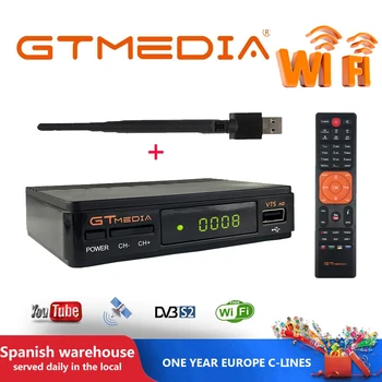 

DVB-S2 Gtmedia V7S HD 1080P Digital Receptor DVB-S2 Satellite tv Receiver smart tv Box Cline Decoder Biss VU PVR WiFi Freesat v7