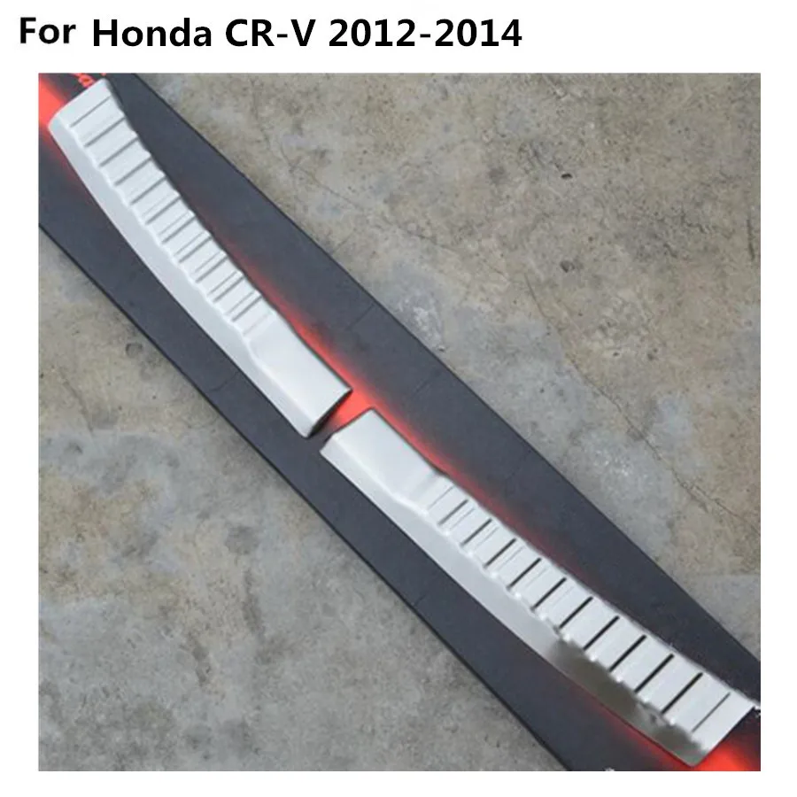Для Honda CRV CR-V 2012 2013 крышка автомобиля из нержавеющей стали внутренняя Накладка заднего бампера Рамка педаль порога 2шт